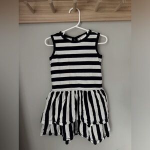 Hanna Andersson Striped Sleeveless Tiered Dress